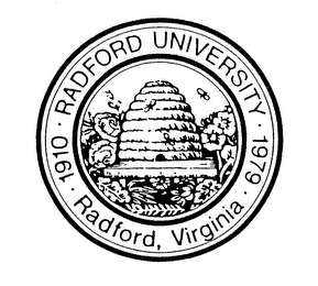 RADFORD UNIVERSITY 1910-1979 RADFORD, VI