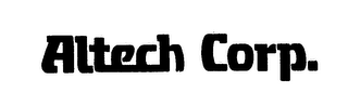 ALTECH CORP.