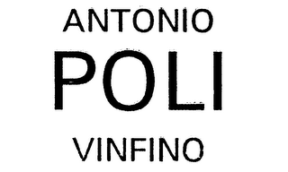 ANTONIO POLI VINFINO