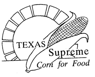 TEXAS SUPREME CORN FOR FOOD