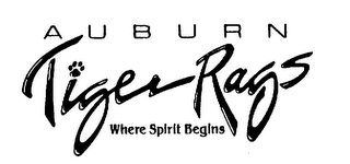 A U B U R N TIGER RAGS WHERE SPIRIT BEGINS