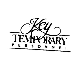 KEY TEMPORARY PERSONNEL