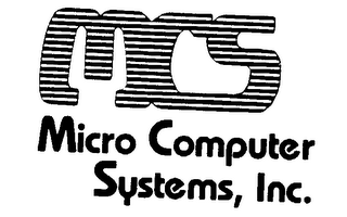 MCS MICRO COMPUTER SYSTEMS, INC.