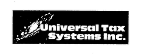 UNIVERSAL TAX SYSTEMS INC.