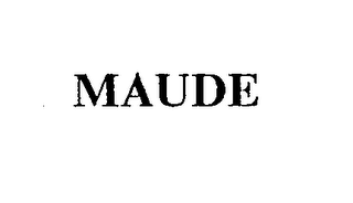 MAUDE