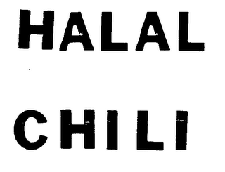 HALAL CHILI