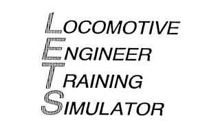 LOCOMOTIVE ENGINEERS TRAINING SIMULATOR