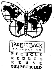 TAKE IT BACK FOUNDATION RECYCLE REDUCE REUSE BUY RECYCLED