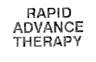 RAPID ADVANCE THERAPY