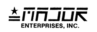 MAJOR ENTERPRISES, INC.