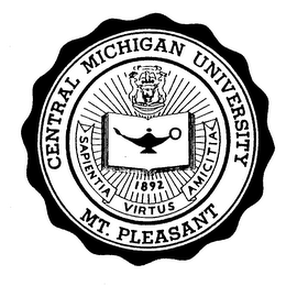 CENTRAL MICHIGAN UNIVERSITY MT. PLEASANT 1892 SAPIENTIA VIRTUS AMICITIA