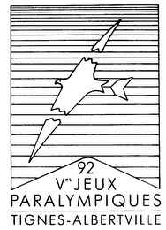 92 VES JEUX PARALYMPIQUES TIGNES-ALBERTVILLE