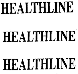 HEALTHLINE HEALTHLINE HEALTHLINE