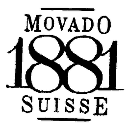 MOVADO 1881 SUISSE