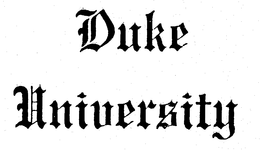 DUKE UNIVERSITY trademark