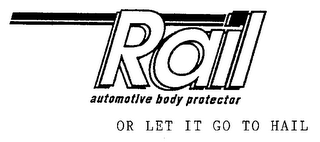 RAIL AUTOMOTIVE BODY PROTECTOR OR LET IT GO TO HAIL