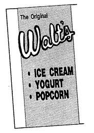 THE ORIGINAL WALT'S ICE CREAM YOGURT POPCORN