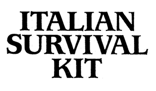 ITALIAN SURVIVAL KIT