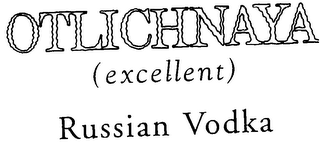 OTLICHNAYA (EXCELLENT) RUSSIAN VODKA