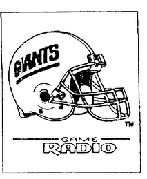 GIANTS GAME RADIO