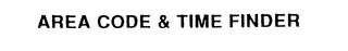 AREA CODE & TIME FINDER