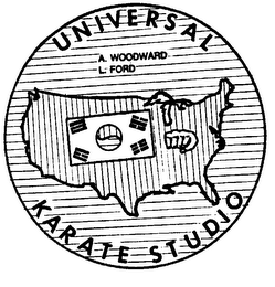 UNIVERSAL KARATE STUDIO A. WOODWARD L- FORD