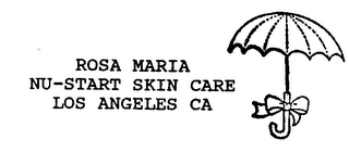 ROSA MARIA NU-START SKIN CARE LOS ANGELES, CA.