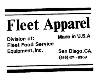 FLEET APPAREL