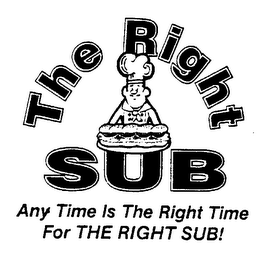 THE RIGHT SUB ANY TIME IS THE RIGHT TIME FOR THE RIGHT SUB!