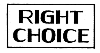RIGHT CHOICE