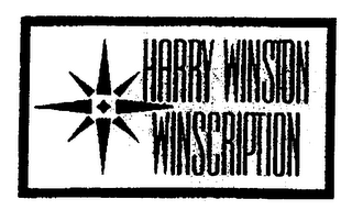 HARRY WINSTON WINSCRIPTION