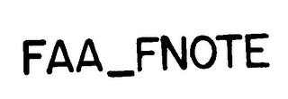 FAA-FNOTE