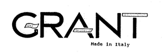 GRANT MADE IN ITALY