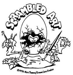 SCRAMBLED ART MARC THOMAS/GROUND ZERO STUDIOS