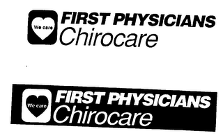 FIRST PHYSICIANS CHIROCARE WE CARE