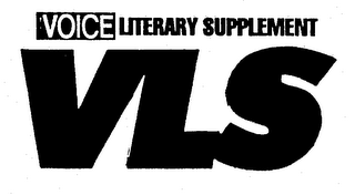 THE VILLAGE VOICE LITERARY SUPPLEMENT VLS