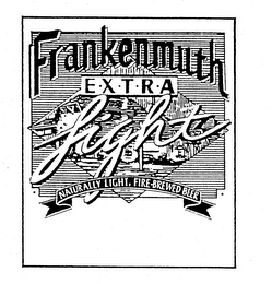 FRANKENMUTH EXTRA LIGHT NATURALLY LIGHT, FIRE-BREWED BEER