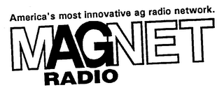 MAGNET RADIO AMERICA'S MOST INNOVATIVE AG RADIO NETWORK.