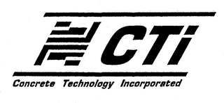 CTI CONCRETE TECHNOLOGY INCORPORATED