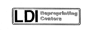 LDI REPROPRINTING CENTERS