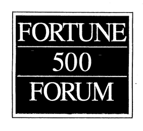 FORTUNE 500 FORUM