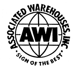 ASSOCIATED WAREHOUSES, INC. SIGN OF THEBEST AWI