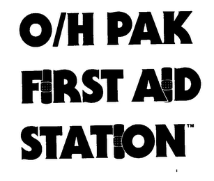 O/H PAK FIRST AID STATION