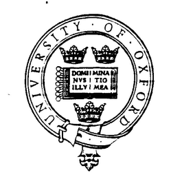 UNIVERSITY OF OXFORD DOMI MINA NVS TIO ILLV MEA