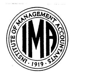 IMA INSTITUTE OF MANAGEMENT ACCOUNTANTS 1919