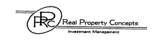 RPC REAL PROPERTY CONCEPTS INVESTMENT MANAGEMENT