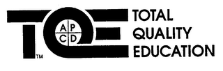 TQE TOTAL QUALITY EDUCATION APCD