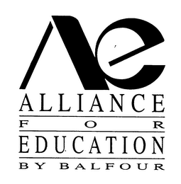 AE ALLIANCE FOR EDUCATION BY BALFOUR