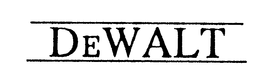 DEWALT trademark