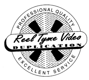 REEL TYME VIDEO DUPLICATION PROFESSIONAL QUALITY EXCELLENT SERVICE